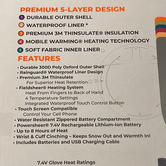 Heated Gloves - Picture 5 of 9